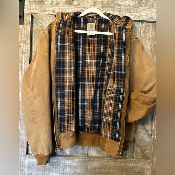 Carhartt Brown Hooded Jacket - Picture 4 of 9